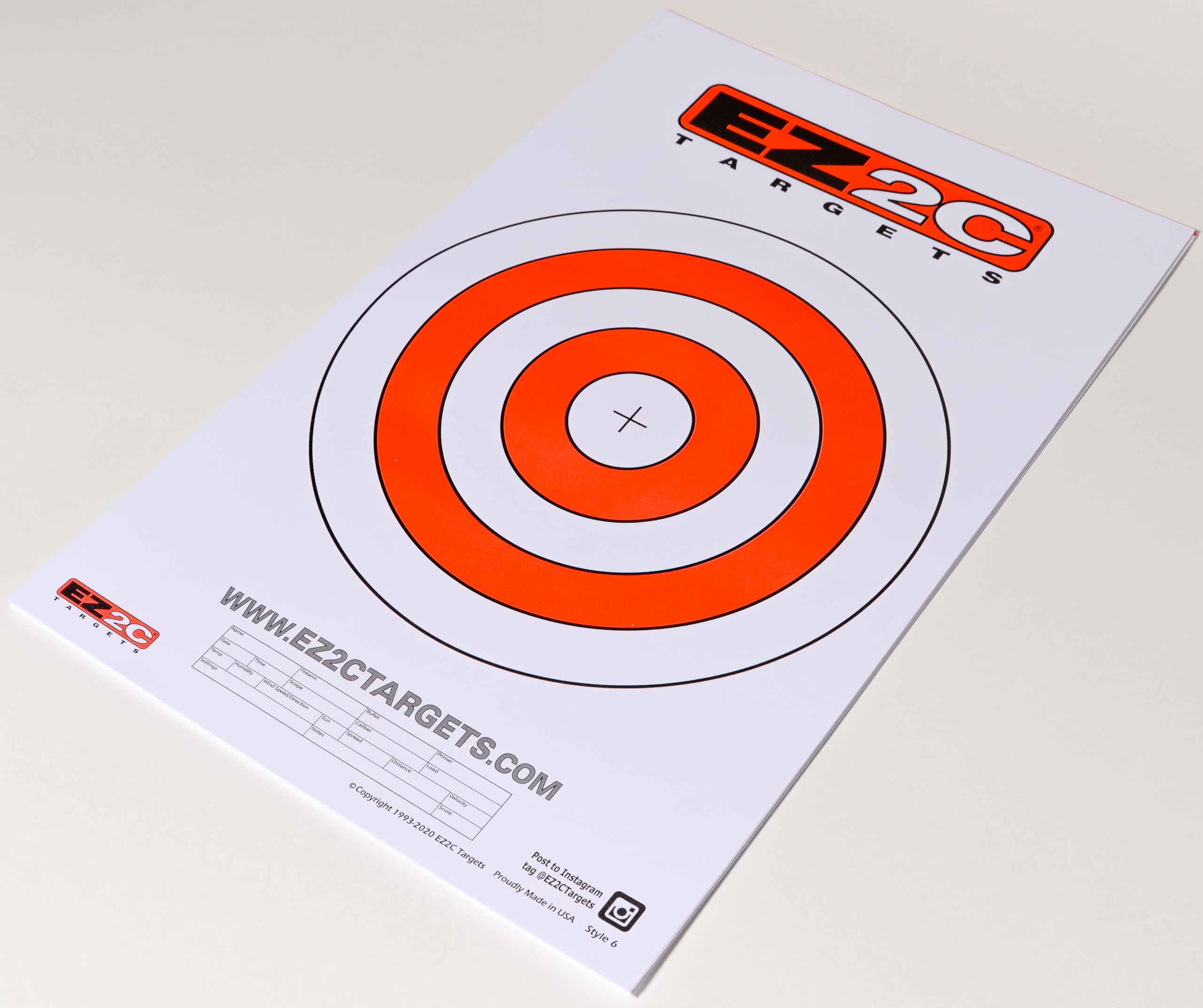 10" Bullseye Target #6 — 11×17