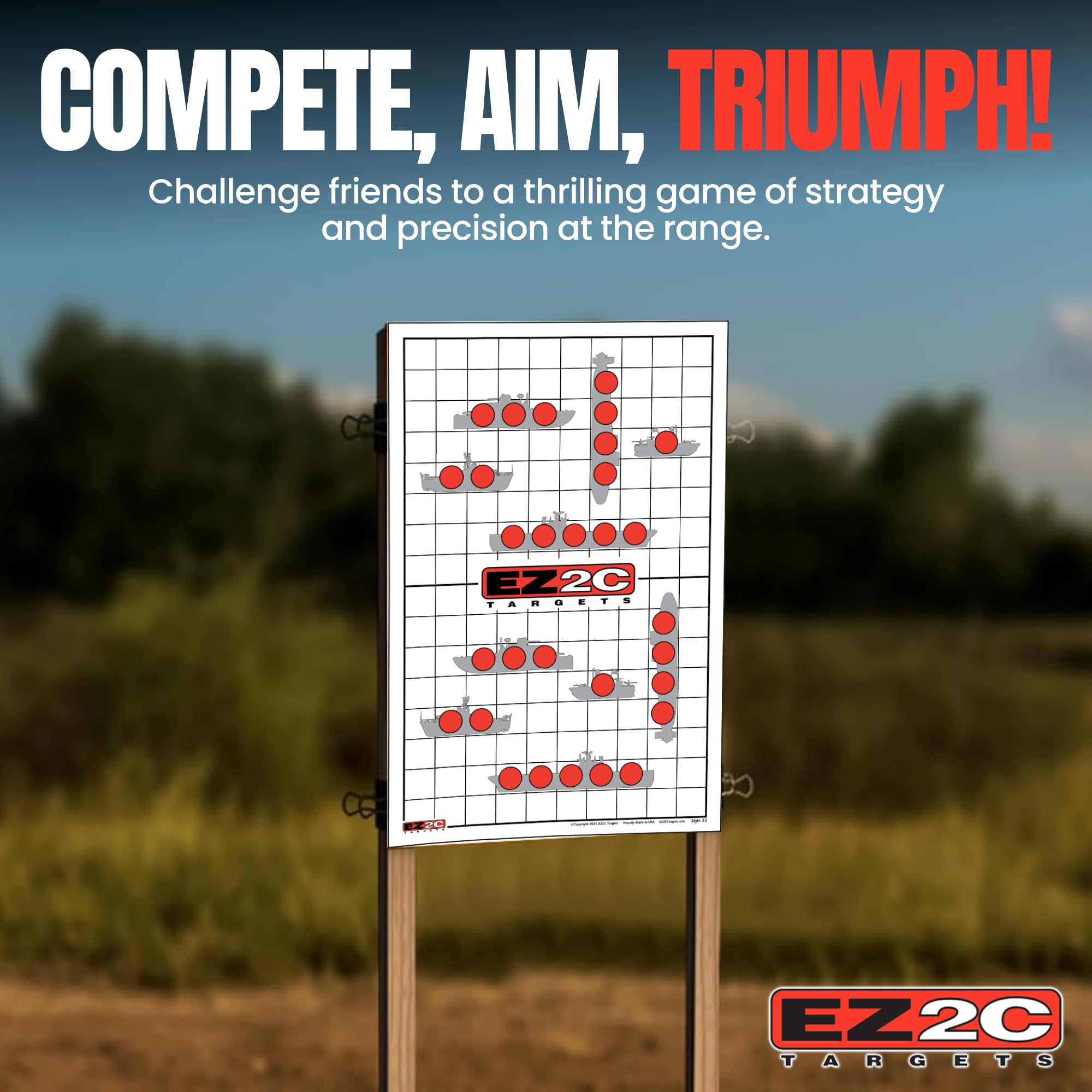 Four Fun Game Targets — 11×17