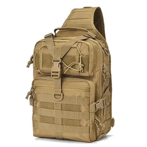 Tactical 15L Sling Range Bag — MOLLE Outdoor Shoulder Pack