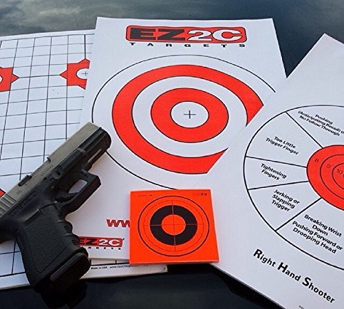 Fluorescent Mini Target Stickers — 3.5×3.5 (25-Pack)