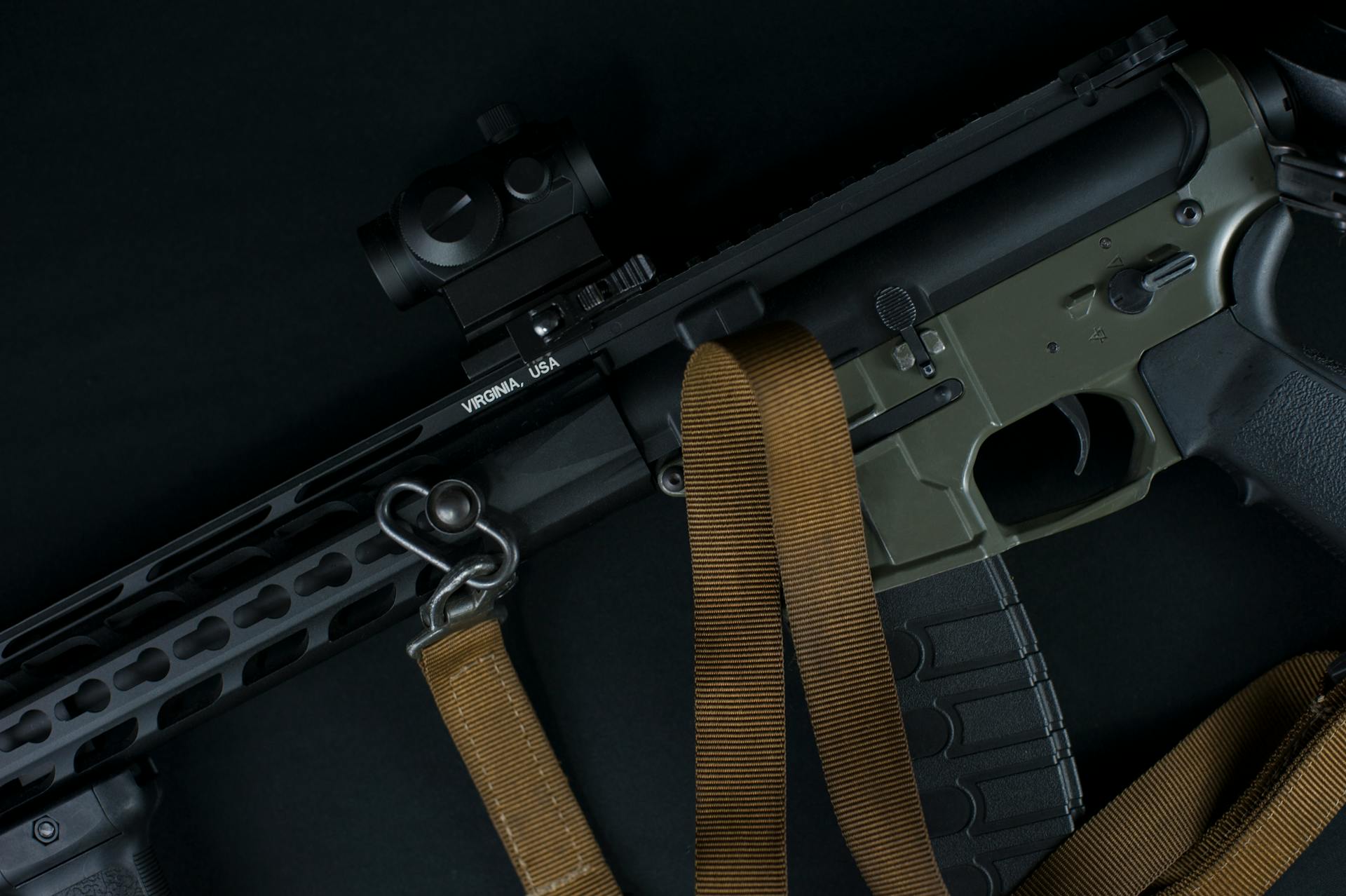 Tactical sling bag with gear