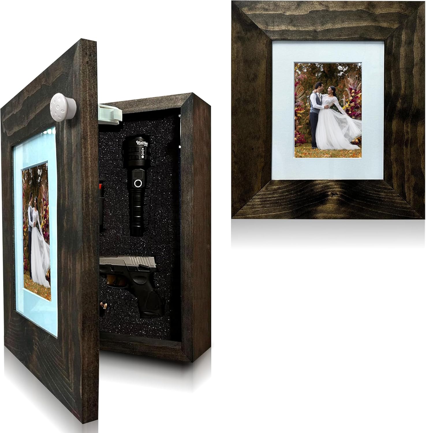 Hidden Storage Picture Frame — Wall-Mounted Concealment