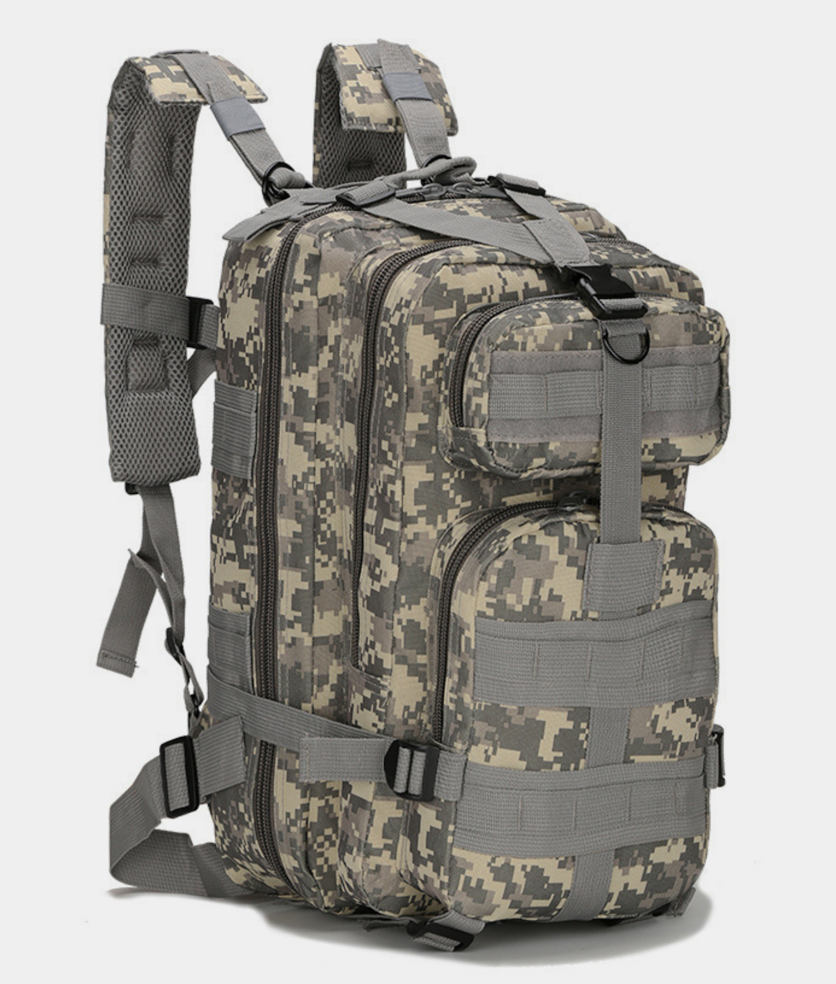 JupiterGear 25L MOLLE Tactical Range Backpack — alternate angle view