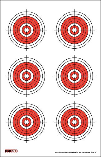 Six Bullseye Target #24 — 11×17