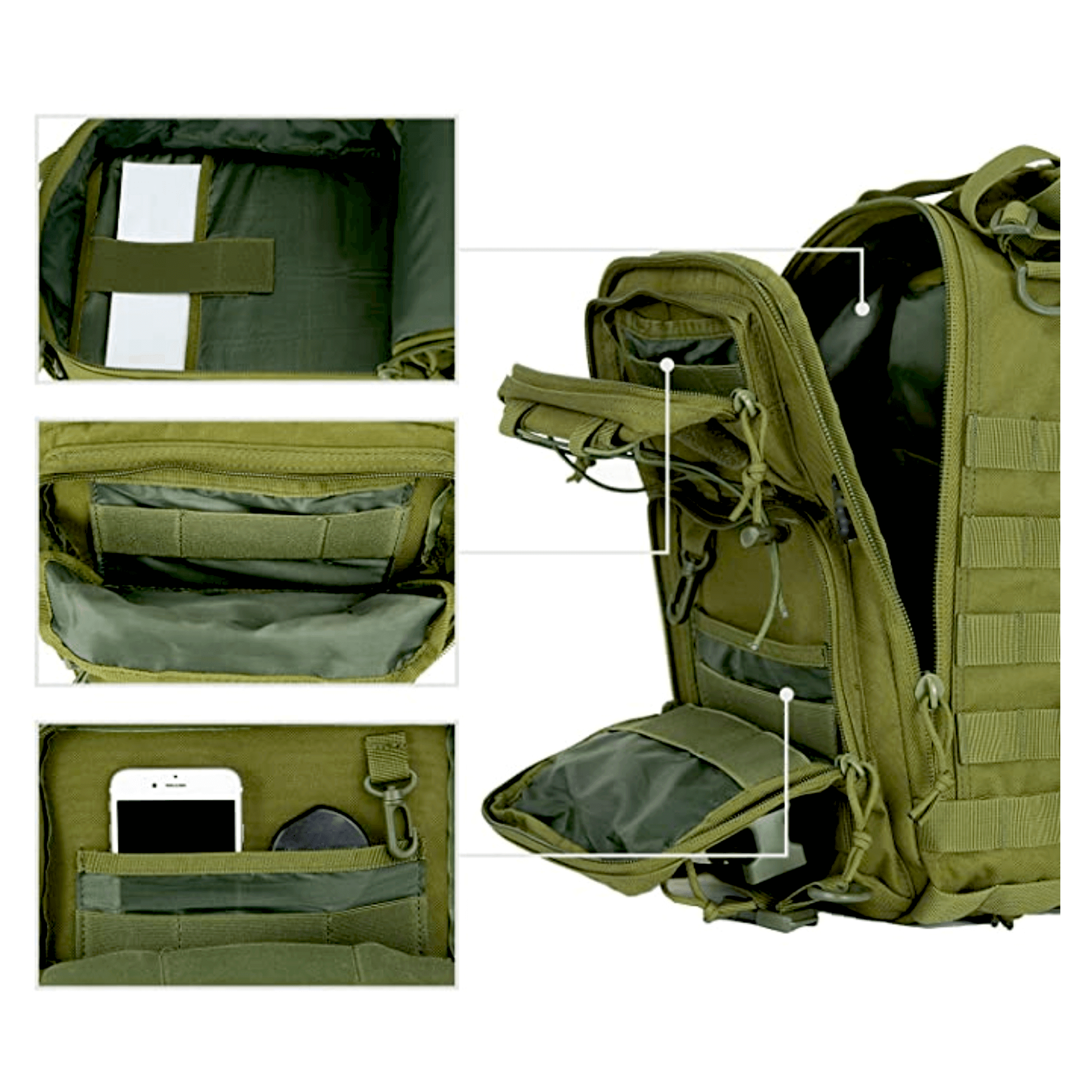 Jupiter Gear Tactical 15L Sling Range Bag — MOLLE Compatible