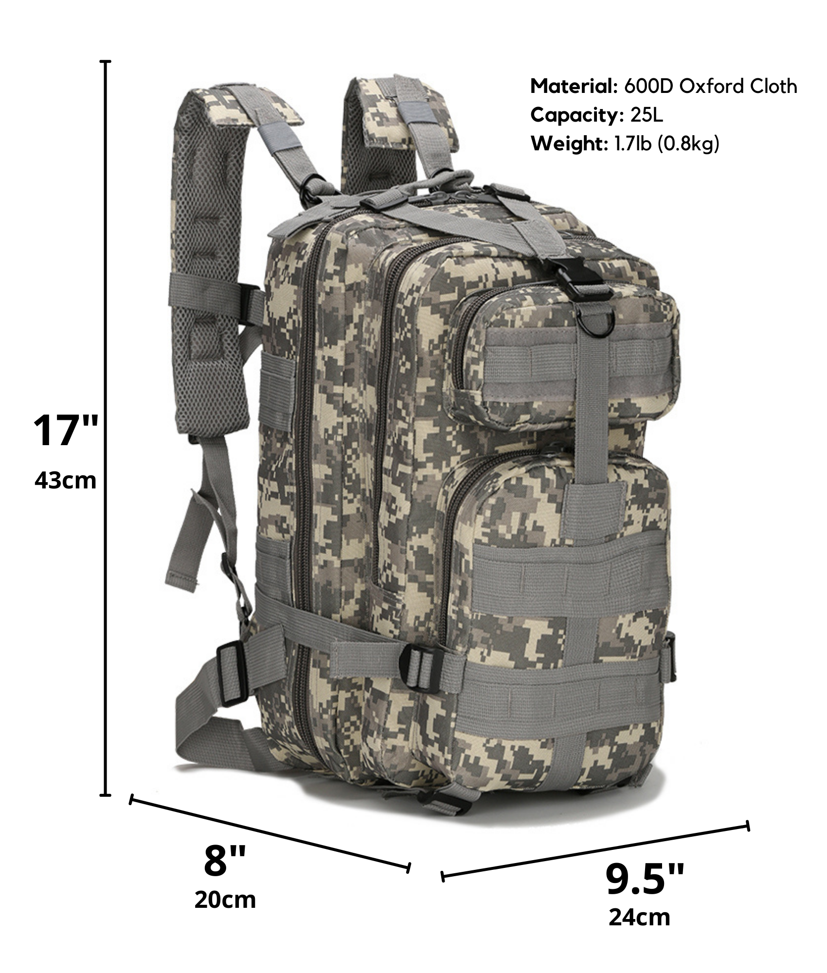 JupiterGear 25L MOLLE Tactical Range Backpack — in-use demonstration