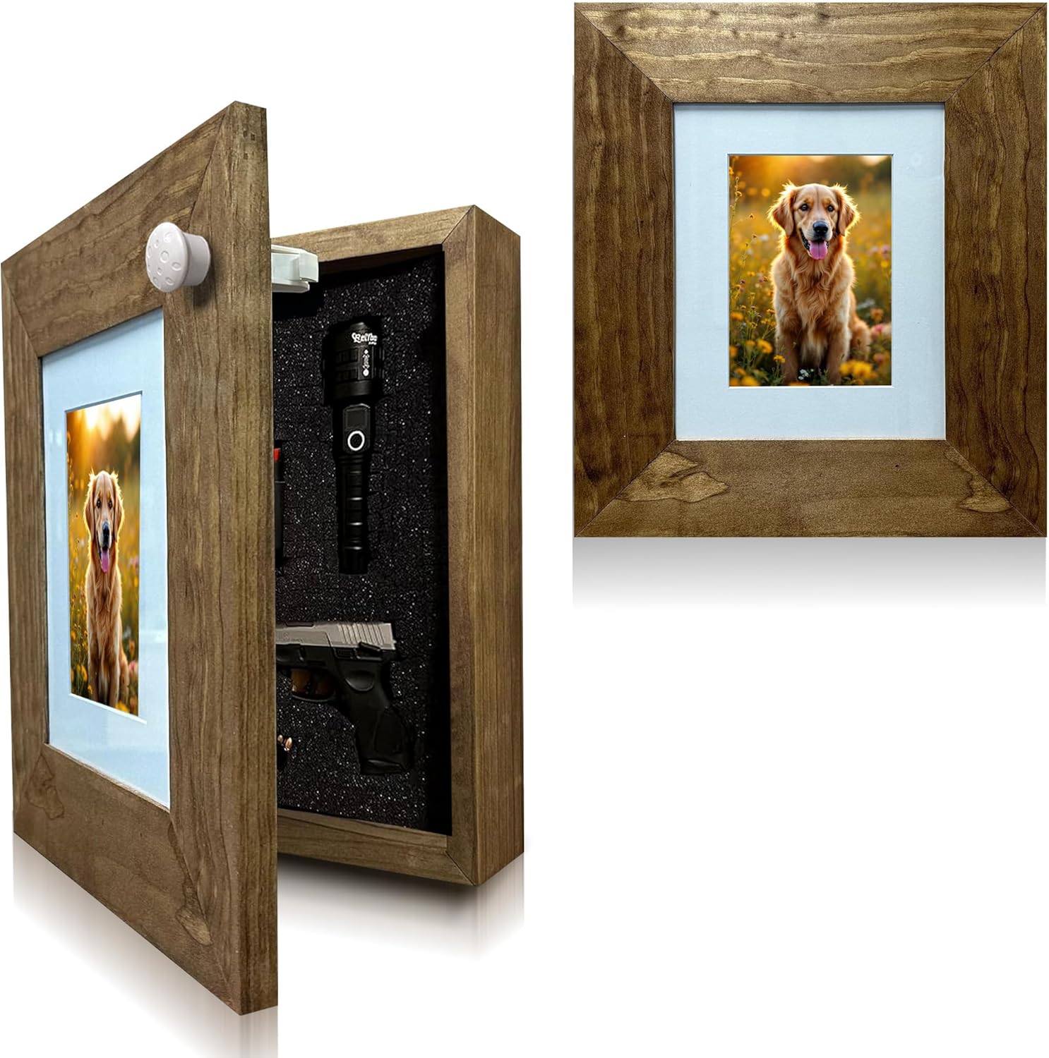 Hidden Storage Picture Frame — Wall-Mounted Concealment