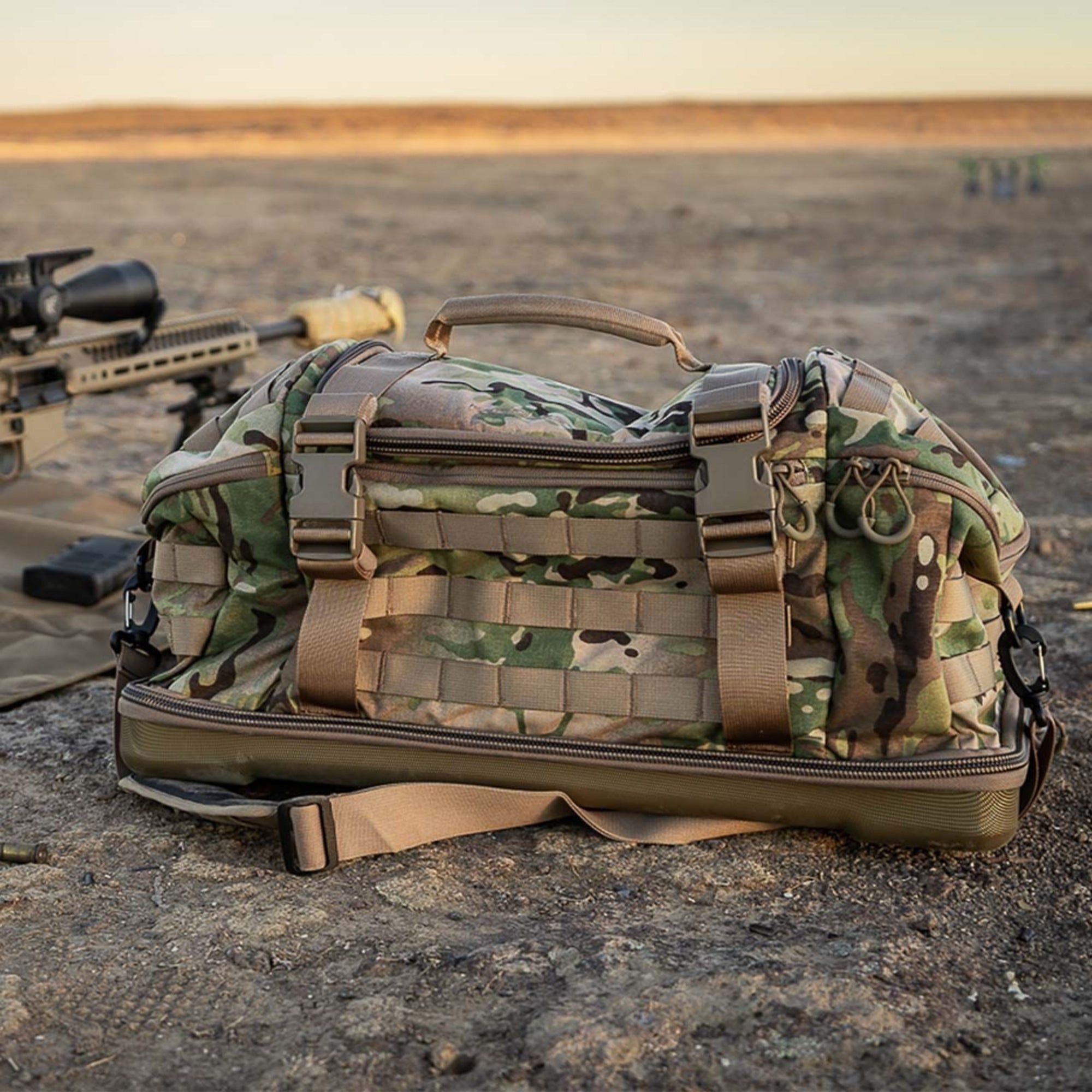 Eberlestock Bang Bang 33L Modular Range Bag — packaging and included items