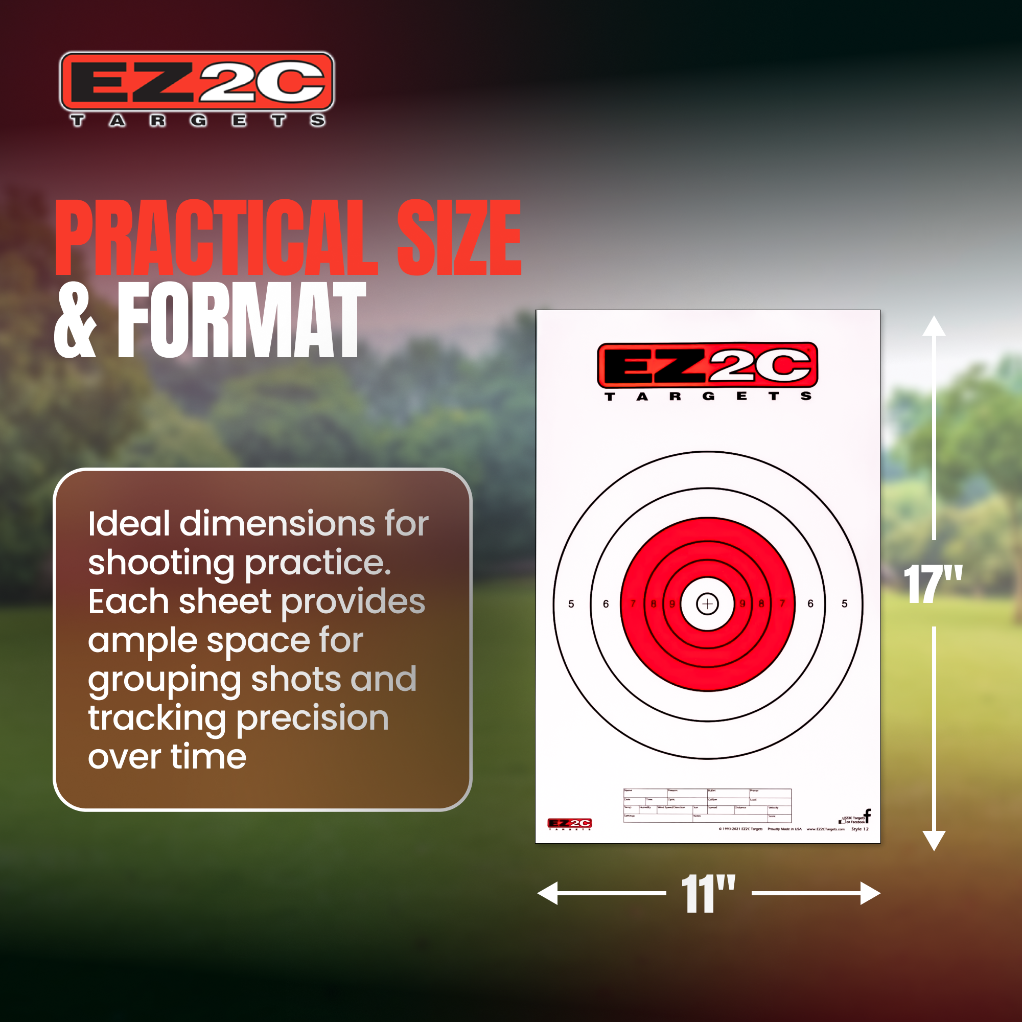B16-Style Target #12 — 11×17