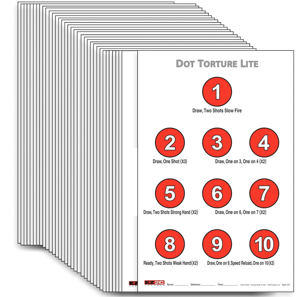 Dot Torture Lite Target #29 — 11×17