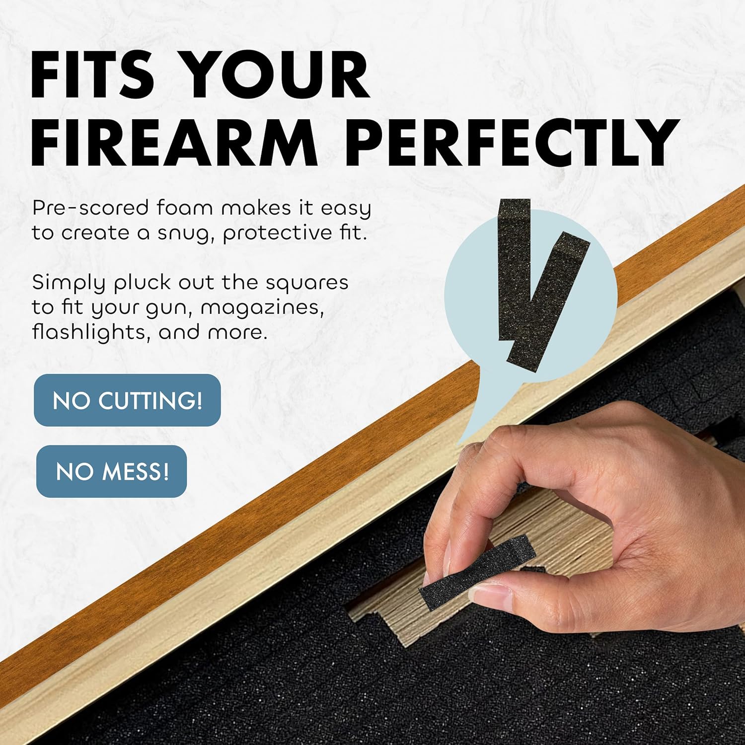 Large American Flag Concealment Safe — Red & Blue, Long-Gun Capacity