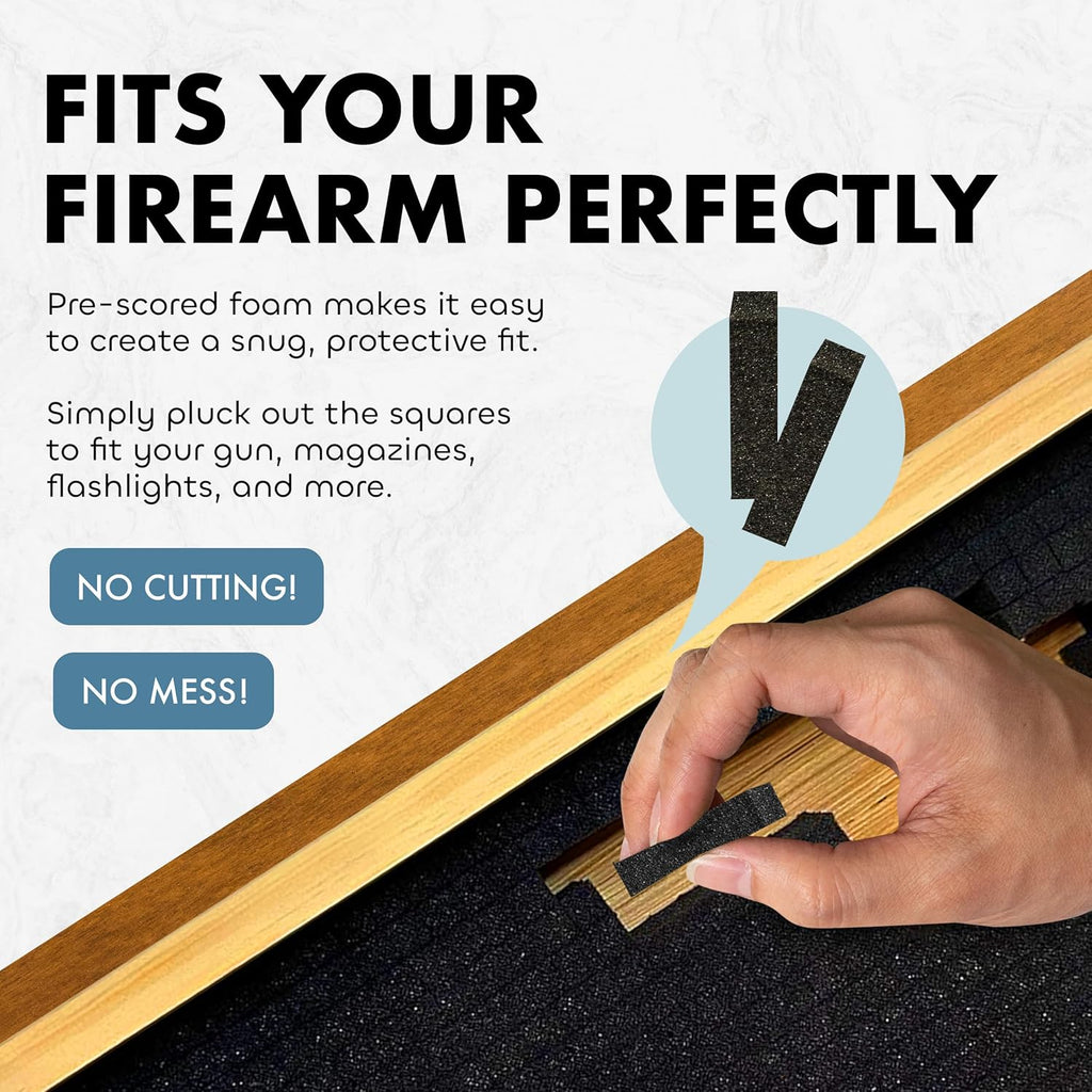 Thin Blue Line Flag Concealment Safe — Long-Gun Capacity