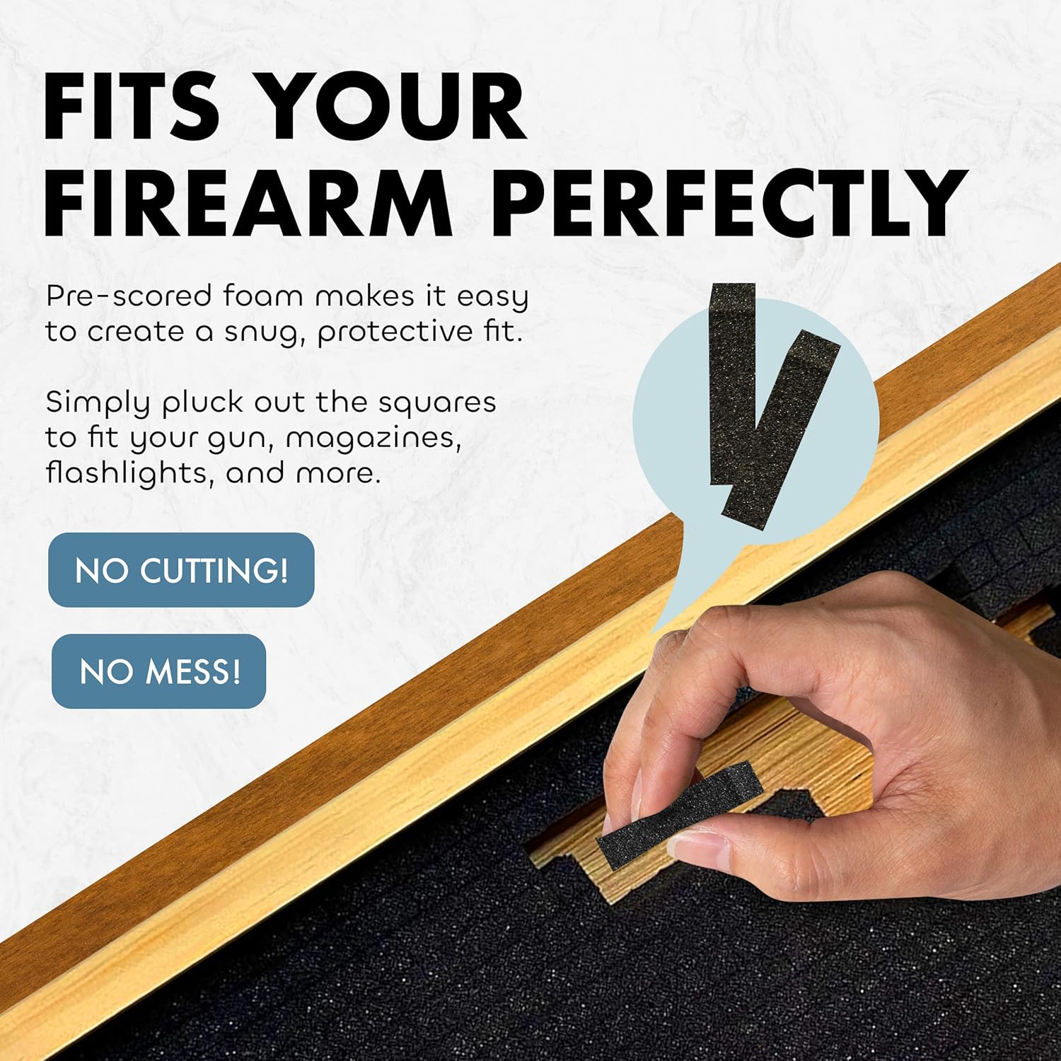 Thin Blue Line Flag Concealment Safe — Long-Gun Capacity