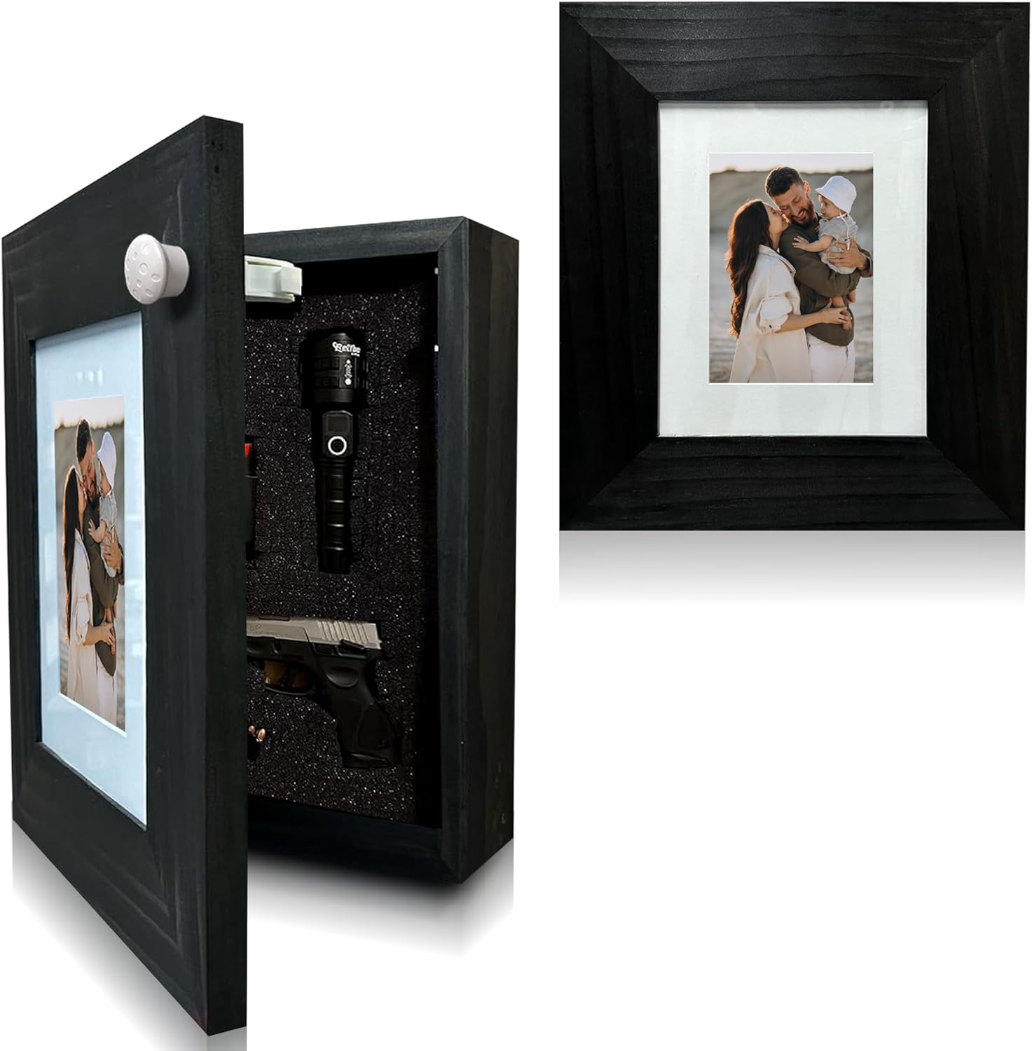 Hidden Storage Picture Frame — Wall-Mounted Concealment