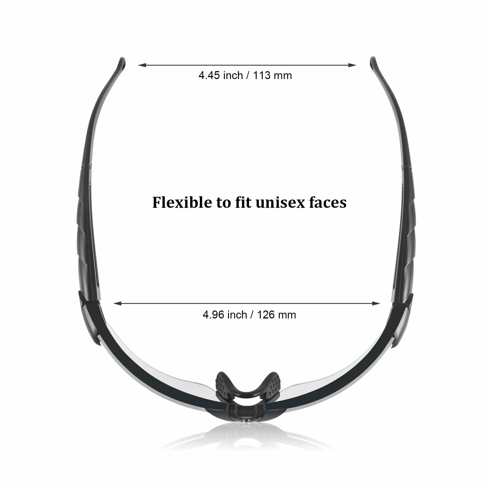 Shooting Safety Glasses — Grey Anti-Fog