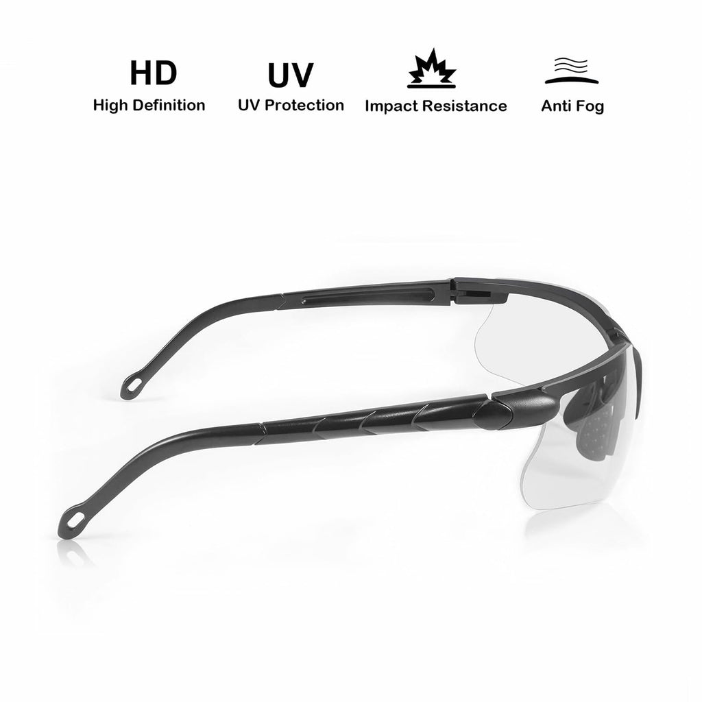 Shooting Safety Glasses — Grey Anti-Fog