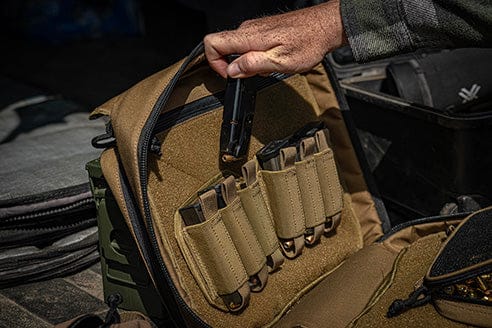 CYA Supply Grind Series Small Range Bag Double Pistol — size and scale reference