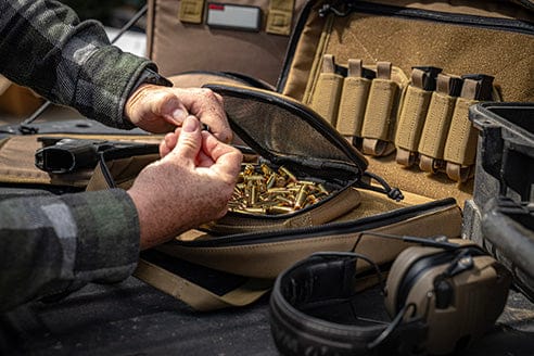 CYA Supply Grind Series Small Range Bag Double Pistol — feature highlight