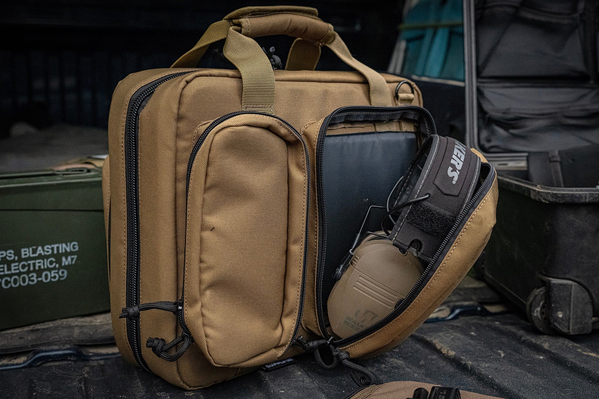 CYA Supply Co. Grind Series Small Range Bag — Double Pistol