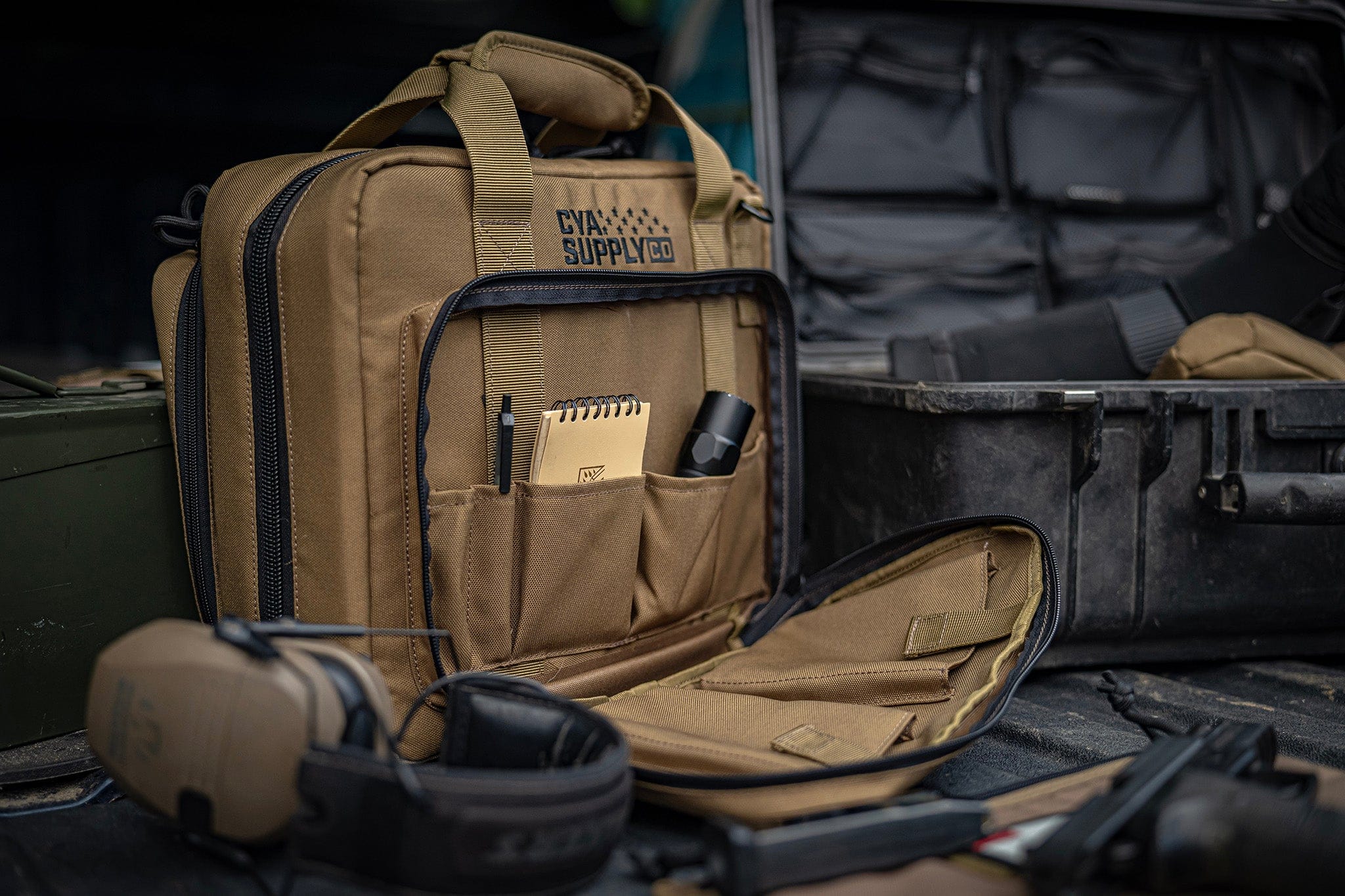CYA Supply Co. Grind Series Small Range Bag — Double Pistol
