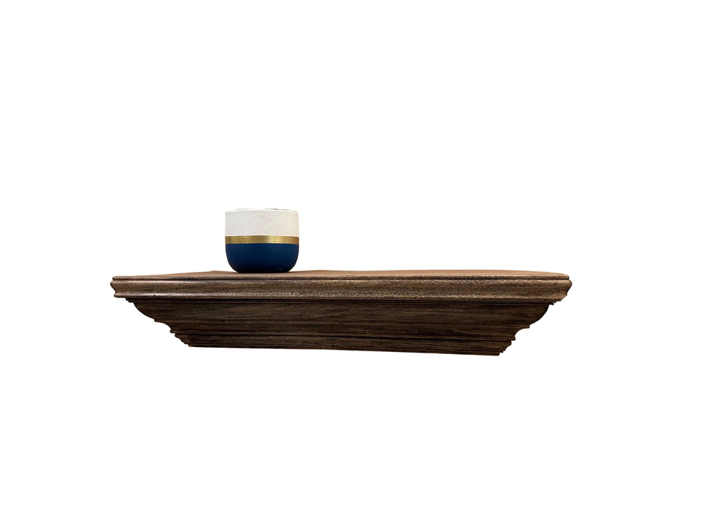 Concealment Wall Shelf — Walnut Finish