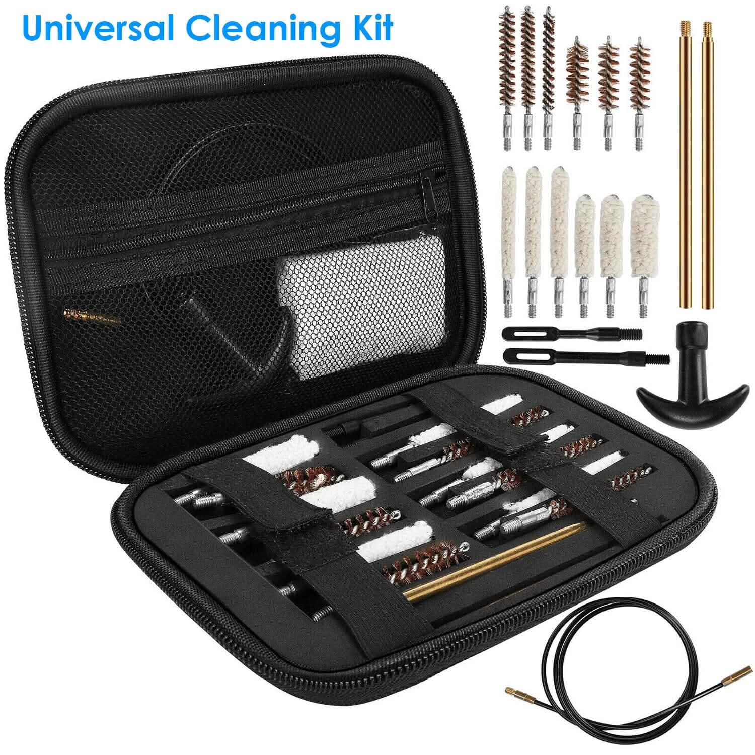 Universal Cleaning Kit — Flex Cable & Brass Rod System