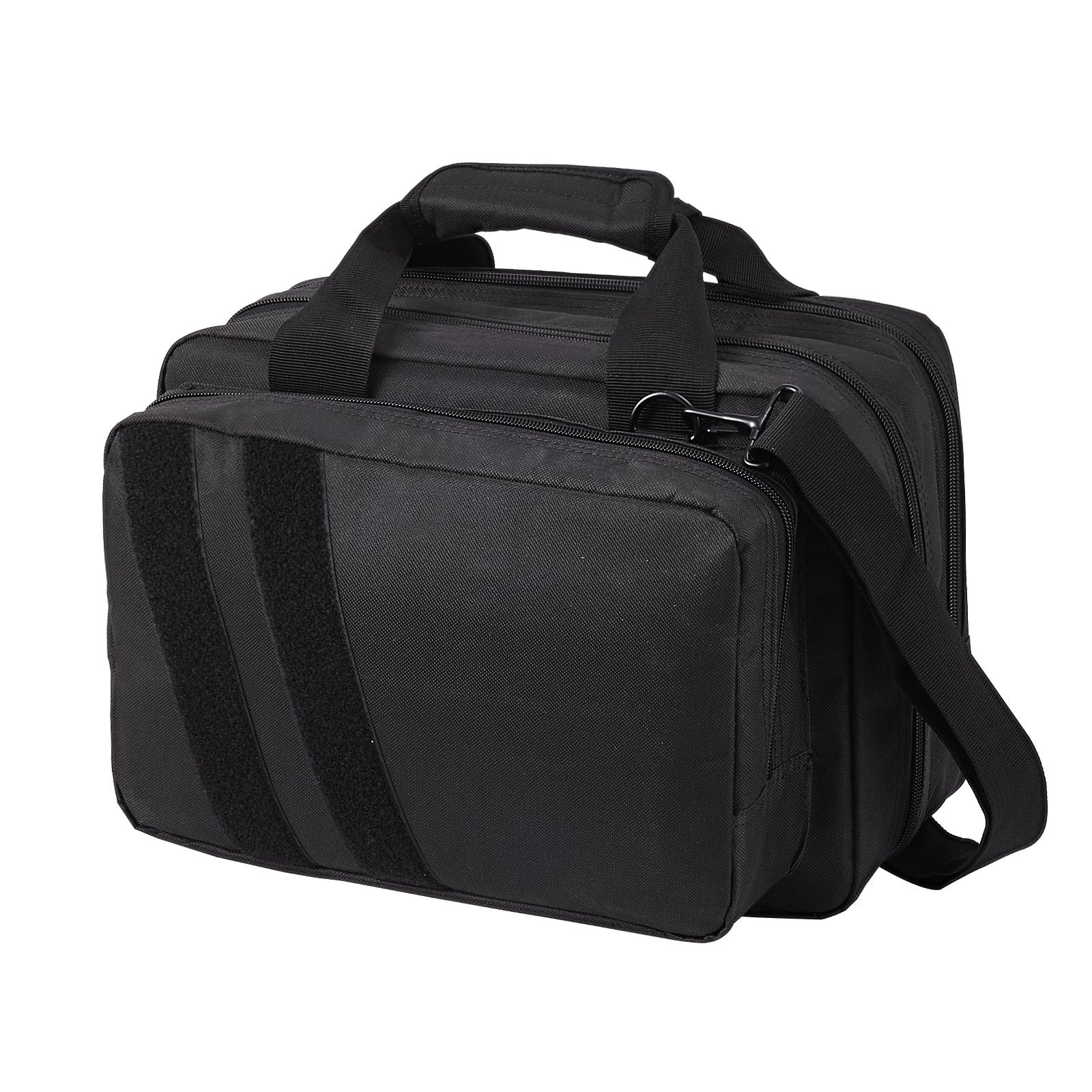2-Pistol Tactical Range Bag — Removable Pistol Bags & 6 Detachable Magazine Slots