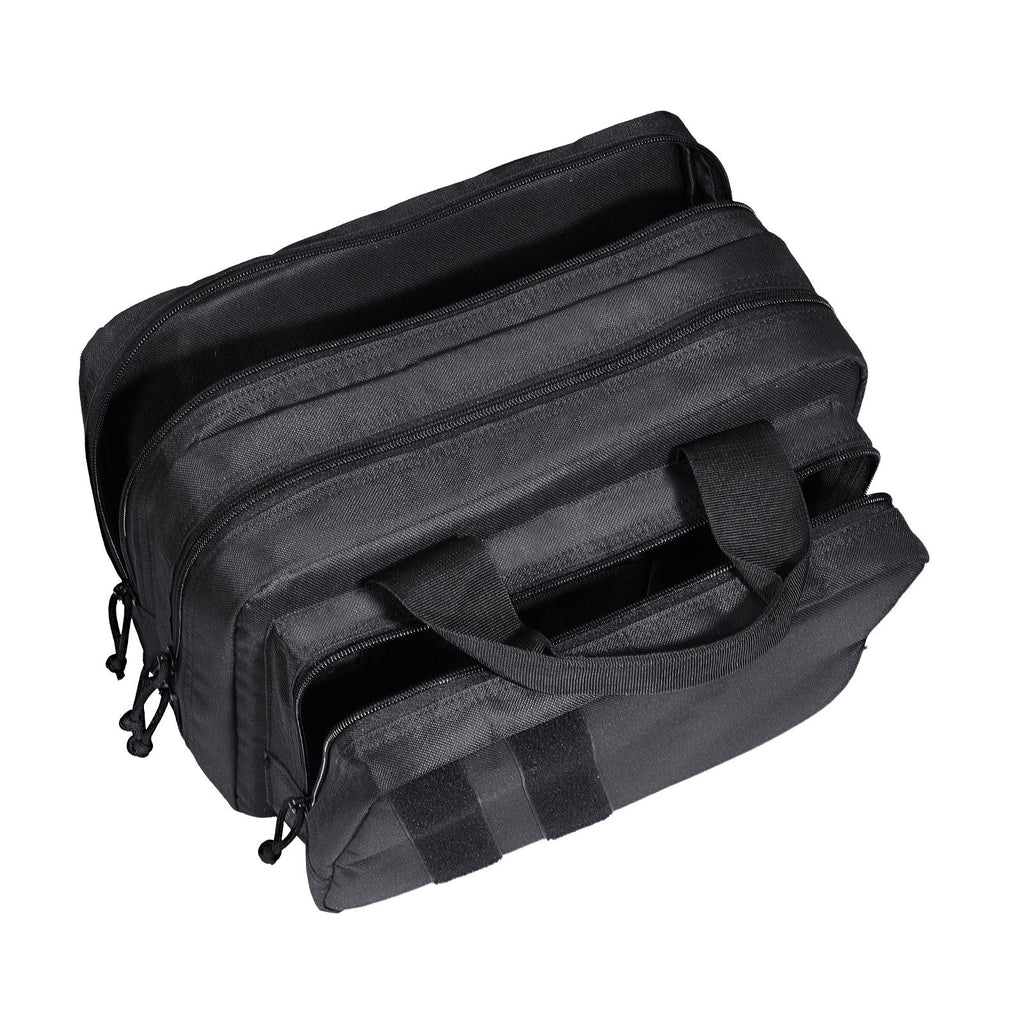 2-Pistol Tactical Range Bag — Removable Pistol Bags & 6 Detachable Magazine Slots