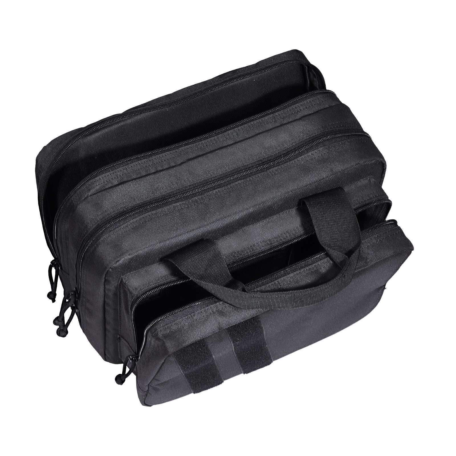 2-Pistol Tactical Range Bag — Removable Pistol Bags & 6 Detachable Magazine Slots